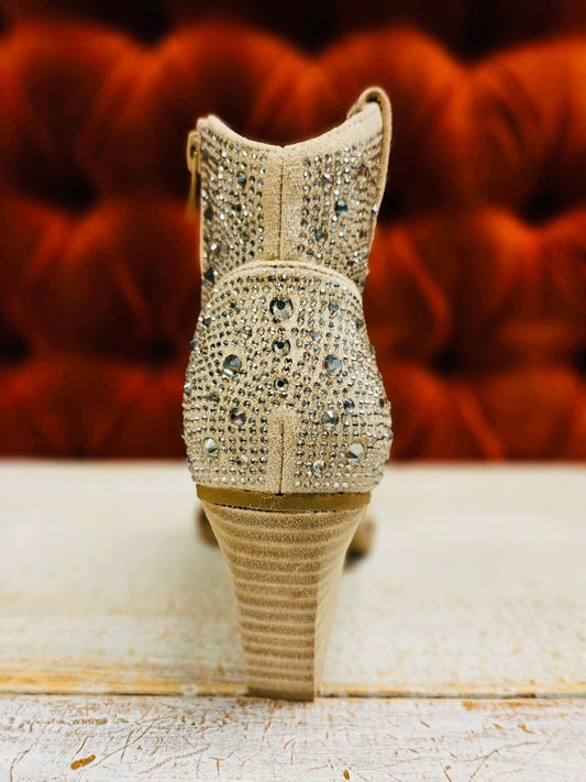 CHAMPAGNE DREAMS ANKLE BOOT