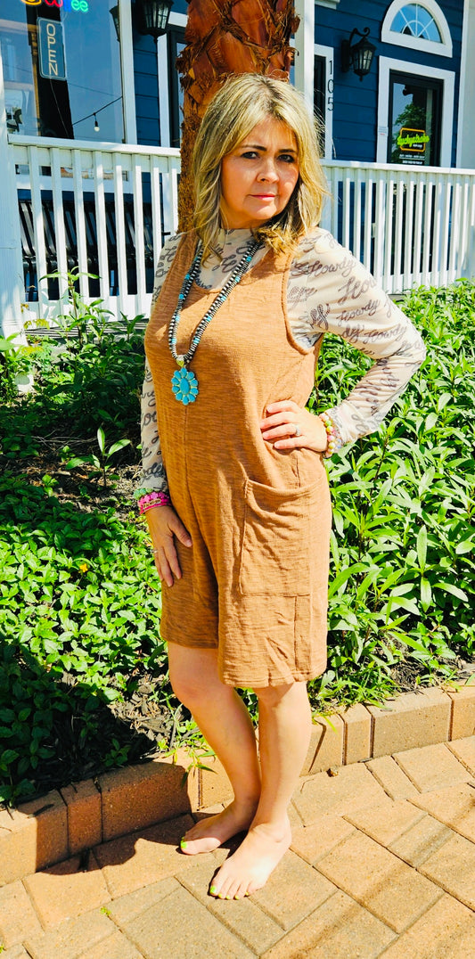 BUTTER SCOTCH ROMPER