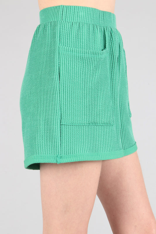KELLY GREEN SHORTS