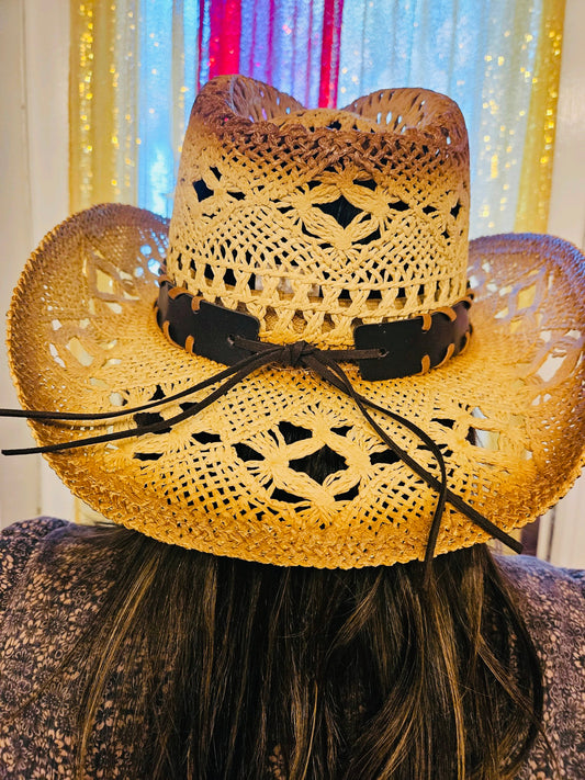 WESTERN STRAW TANYA HAT