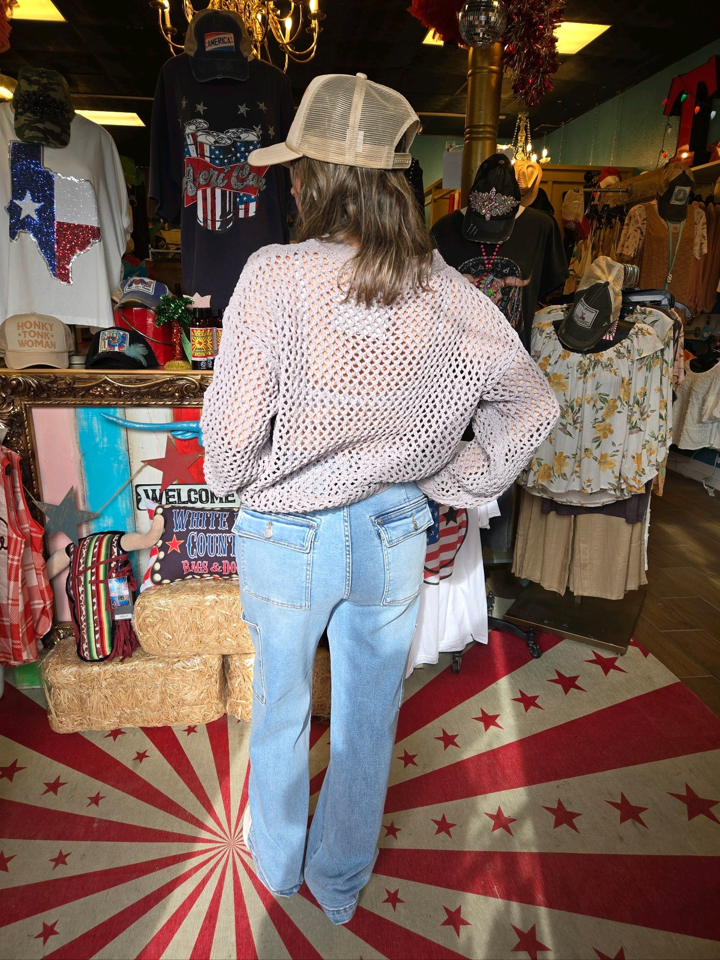 JUDY BLUE CARGO JEANS