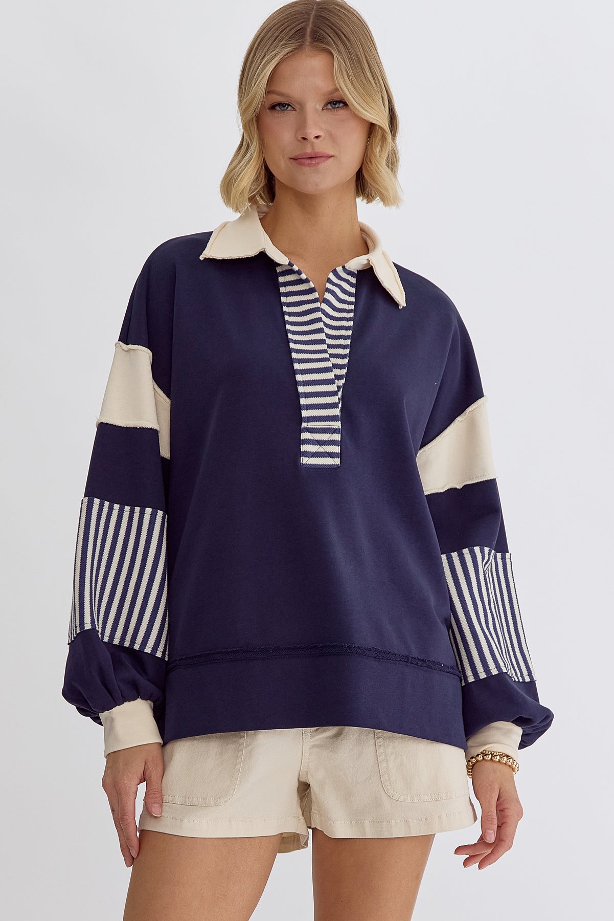 SAILOR NAVY TOP