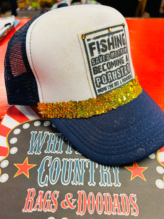 FISHING PORNSTAR TRUCKER CAP
