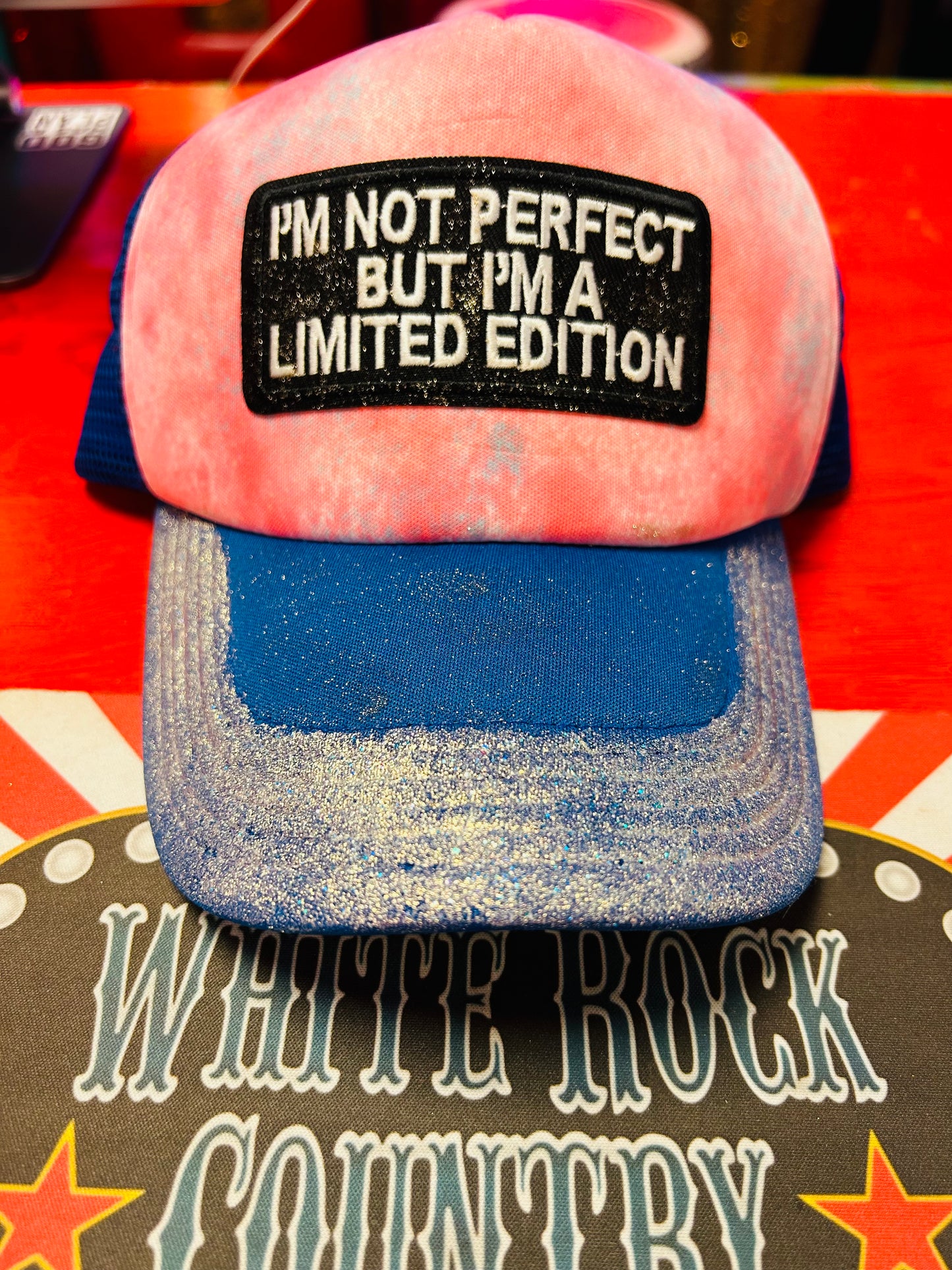 IM NOT PERFECT TRUCKER CAP