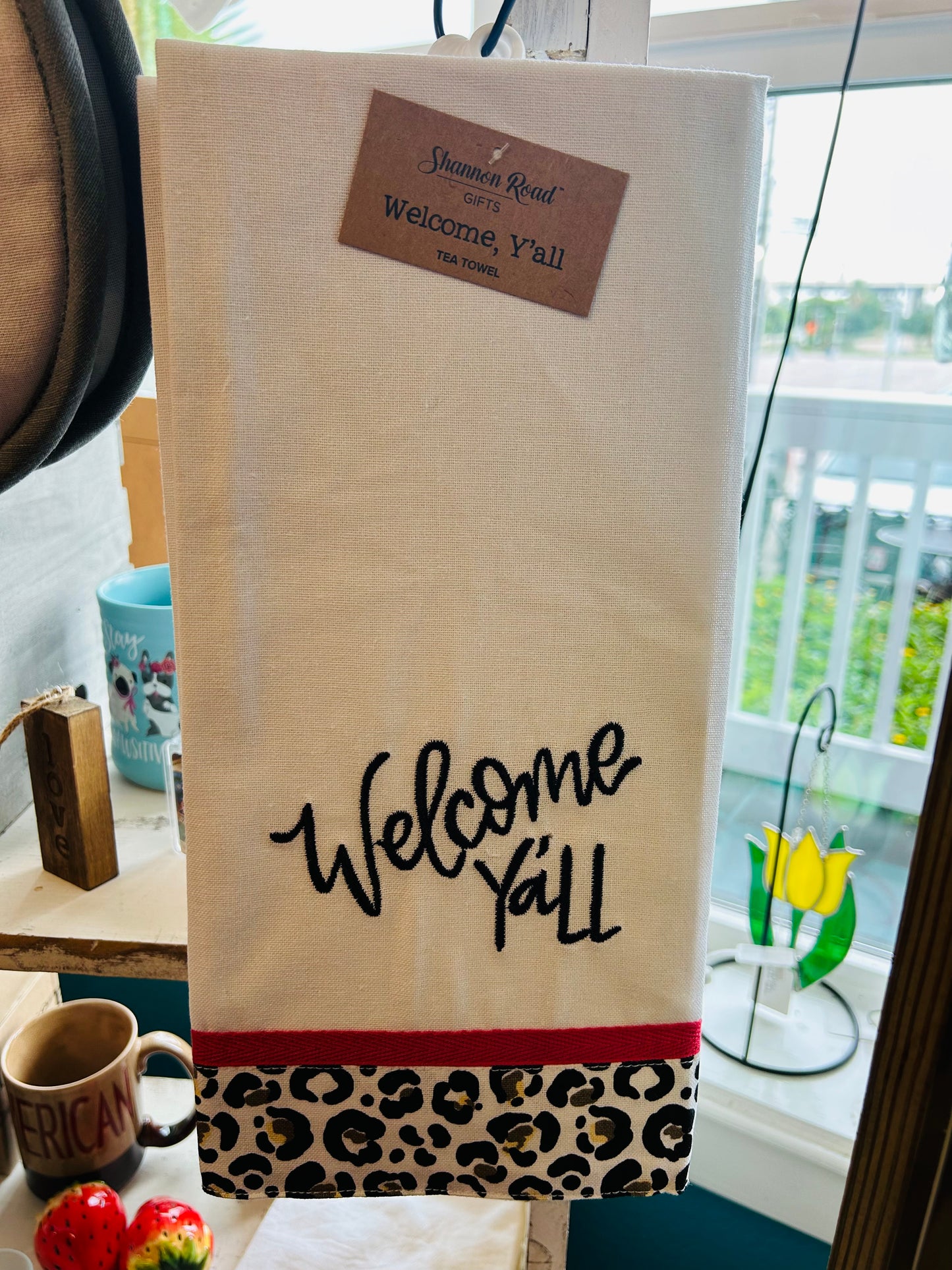 WELCOME YA'LL TEA TOWEL