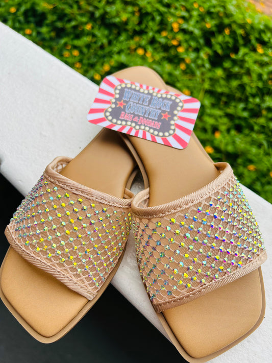 GIDGET RHINESTONE SLIP ON