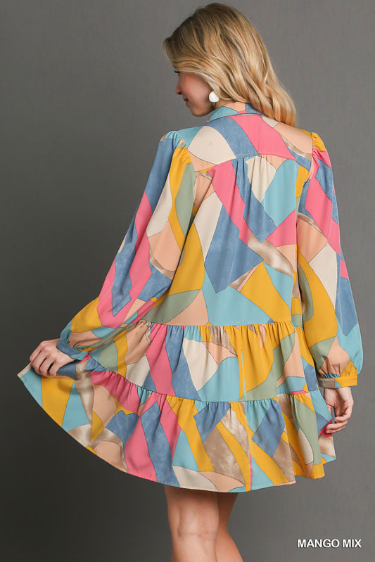 TINA MANGO MIX DRESS