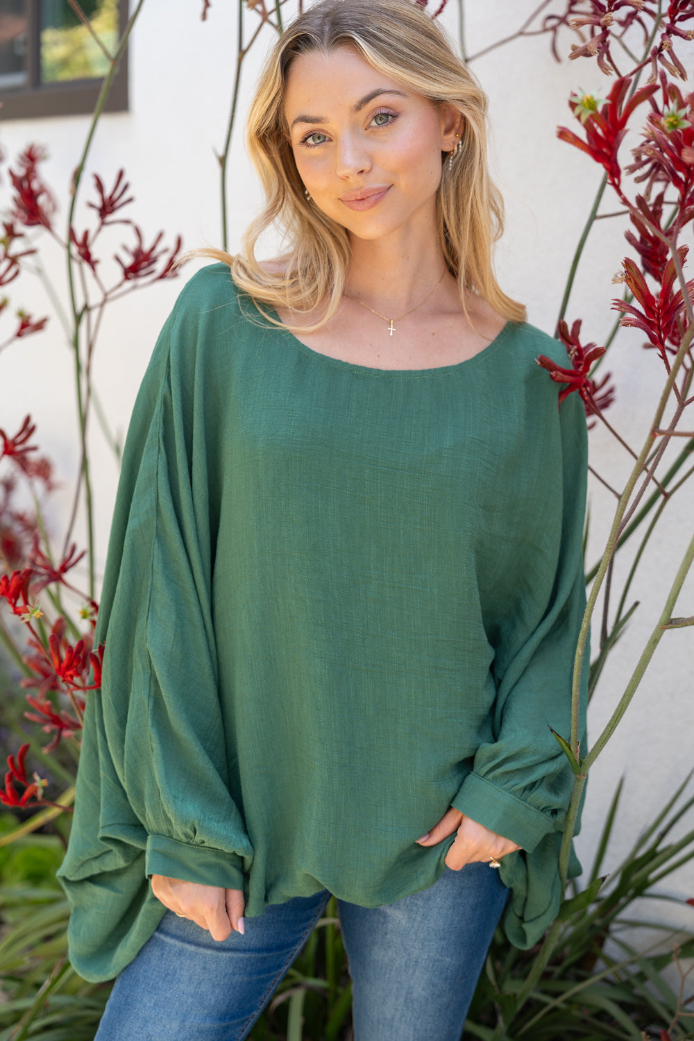 BECKY HUNTER GREEN TOP