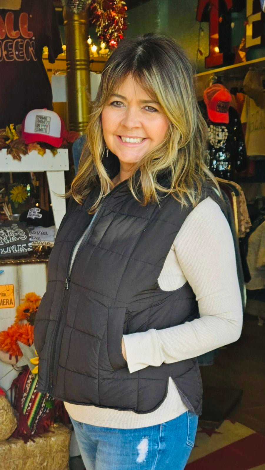 MEL BLACK VEST