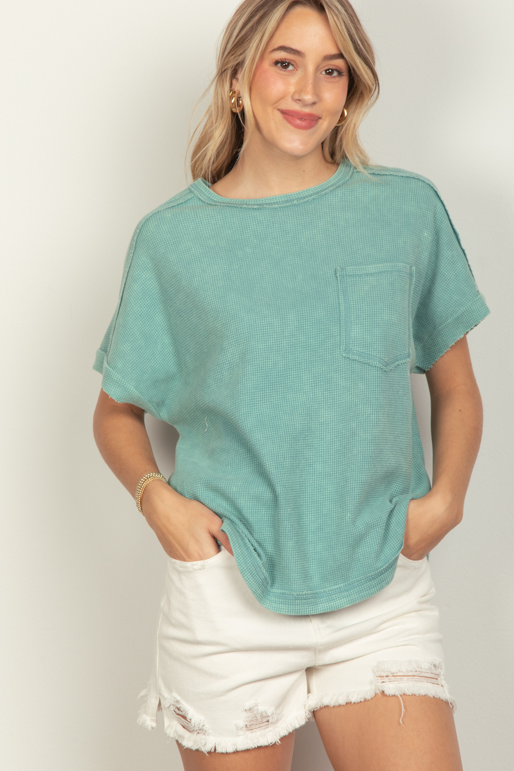 GINA BLUE TOP