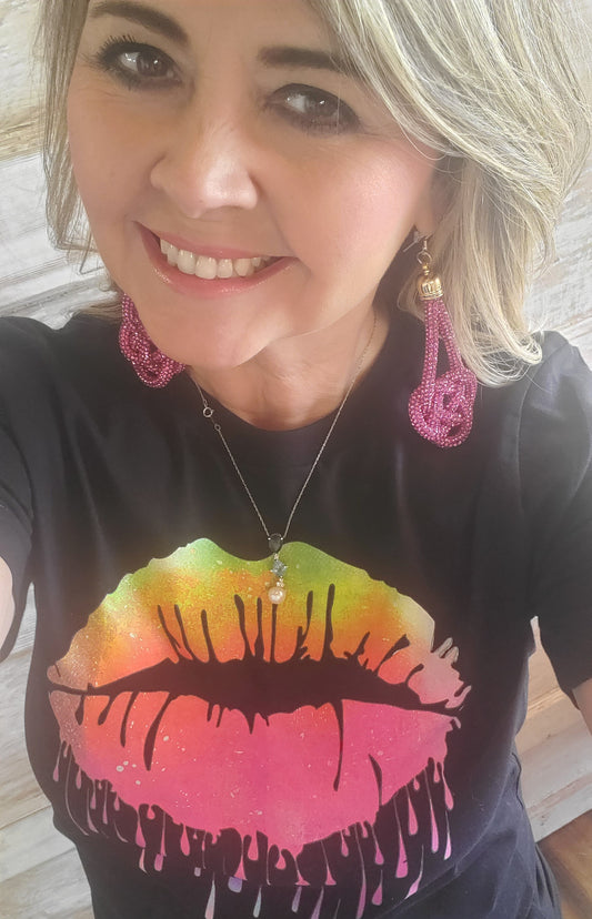 Neon Lips Tee