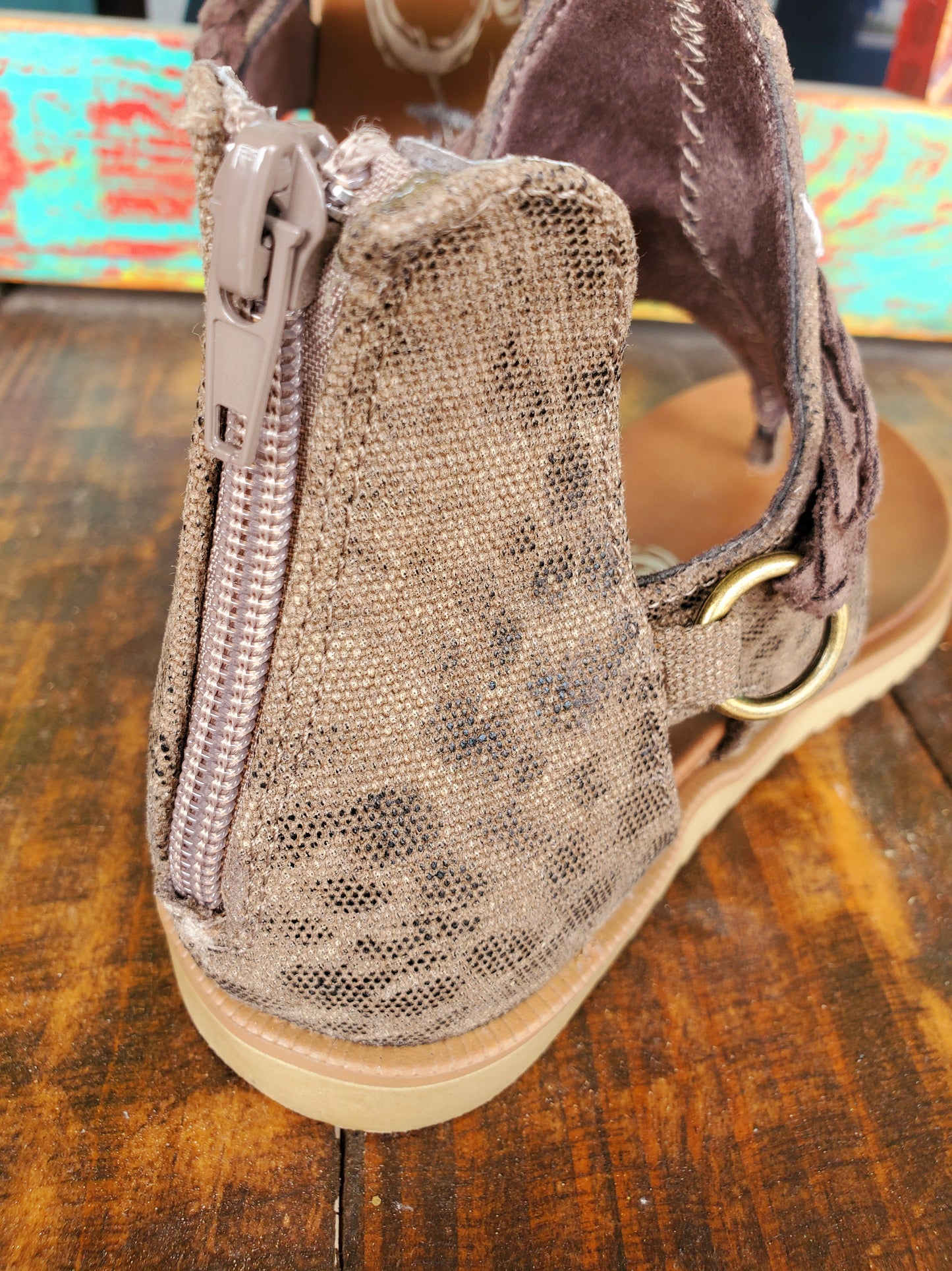 Leopard Sariah Sandal