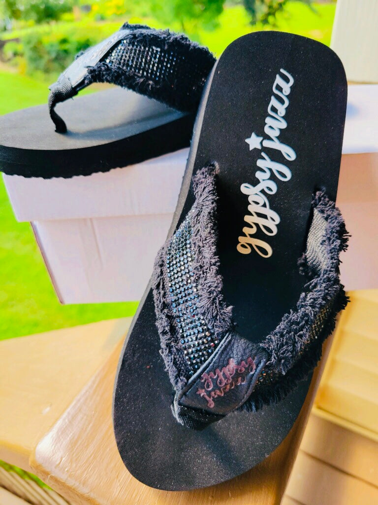 Cha Ching Glitter flip flop