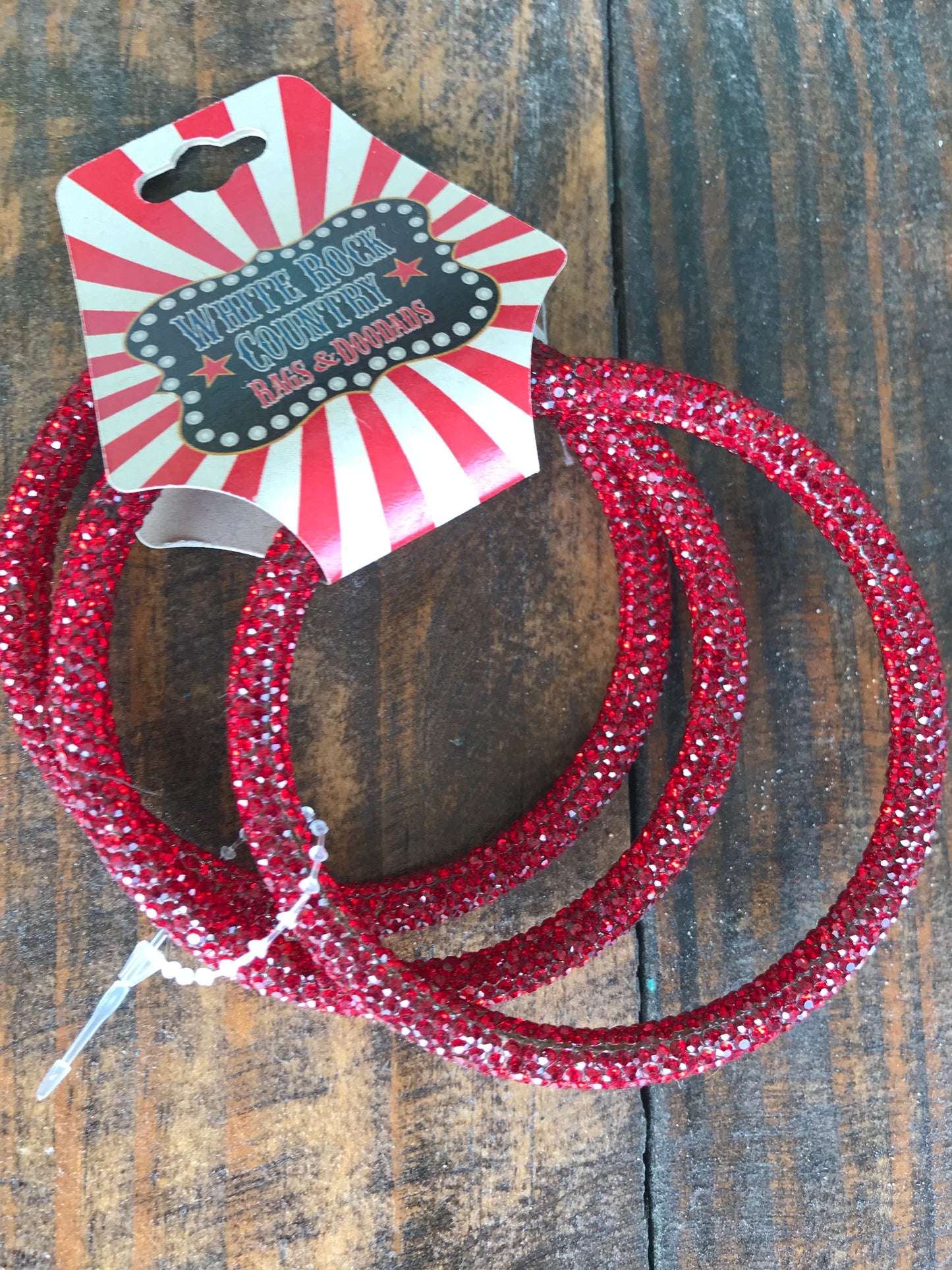 Glitzey Red Bangles