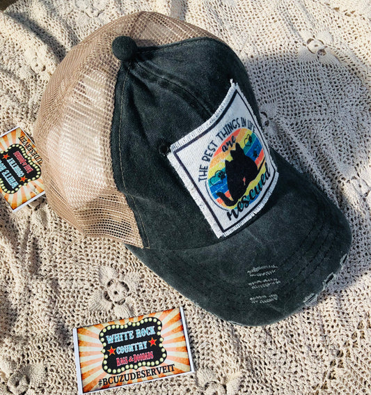 The Best Things in Life are Rescued Baseball Cap