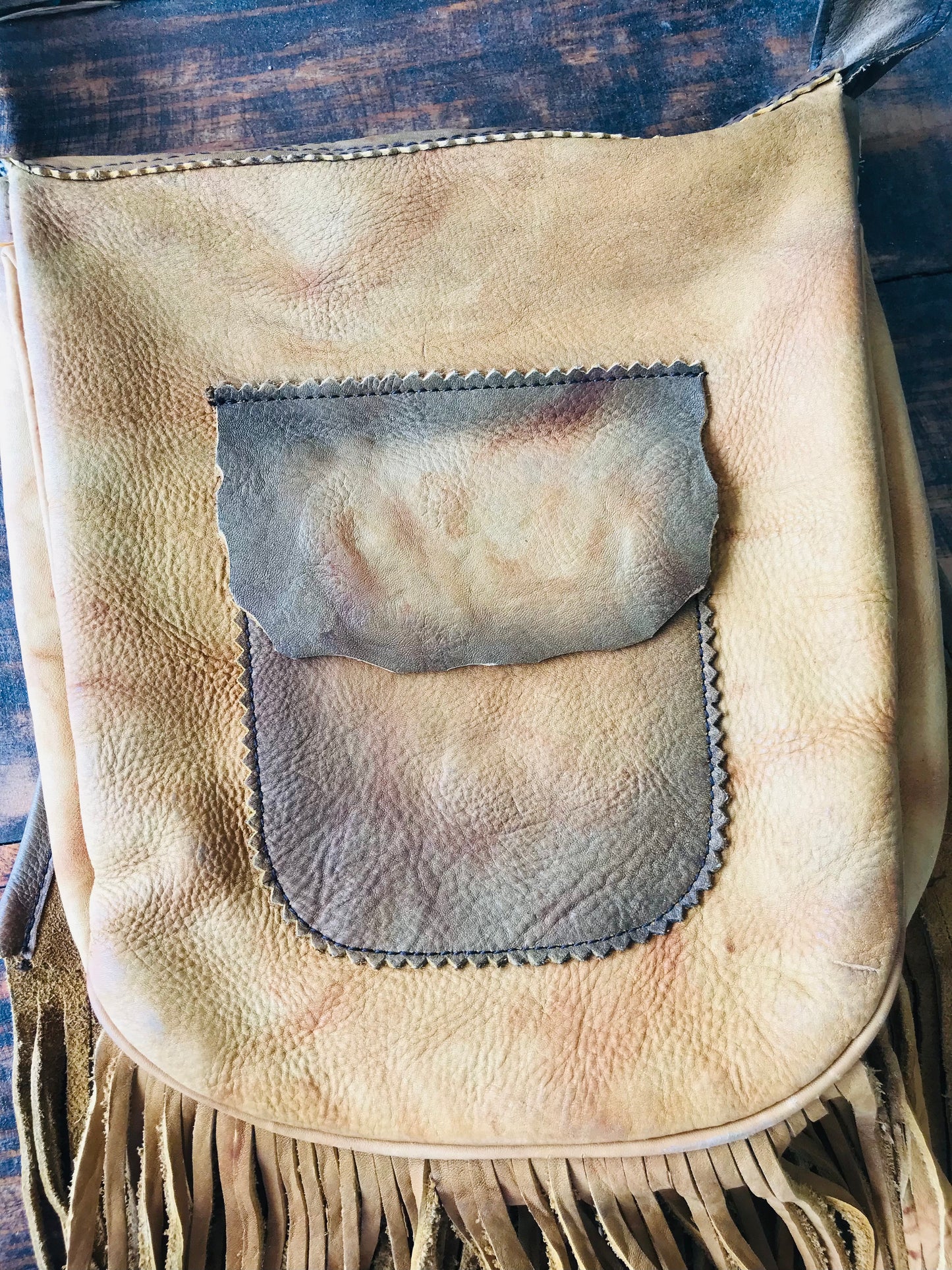 Circle of Life Leather Bag