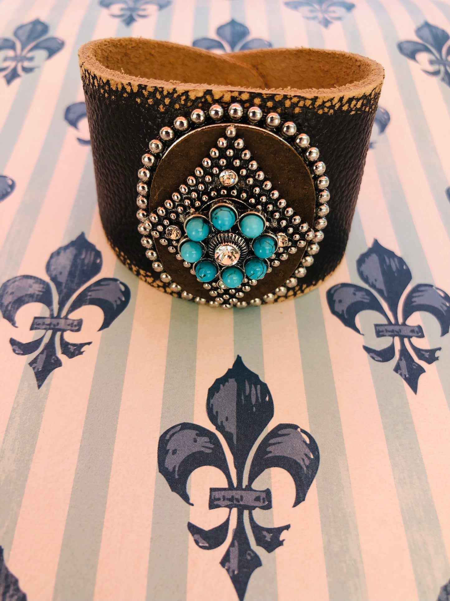 Beth Ann Leather Cuff