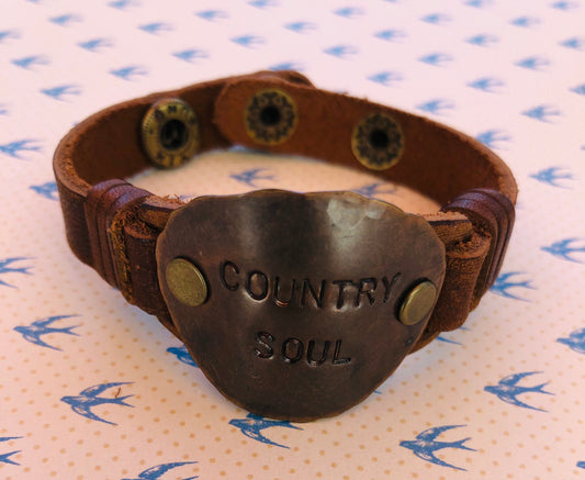 Country Soul Leather Cuff