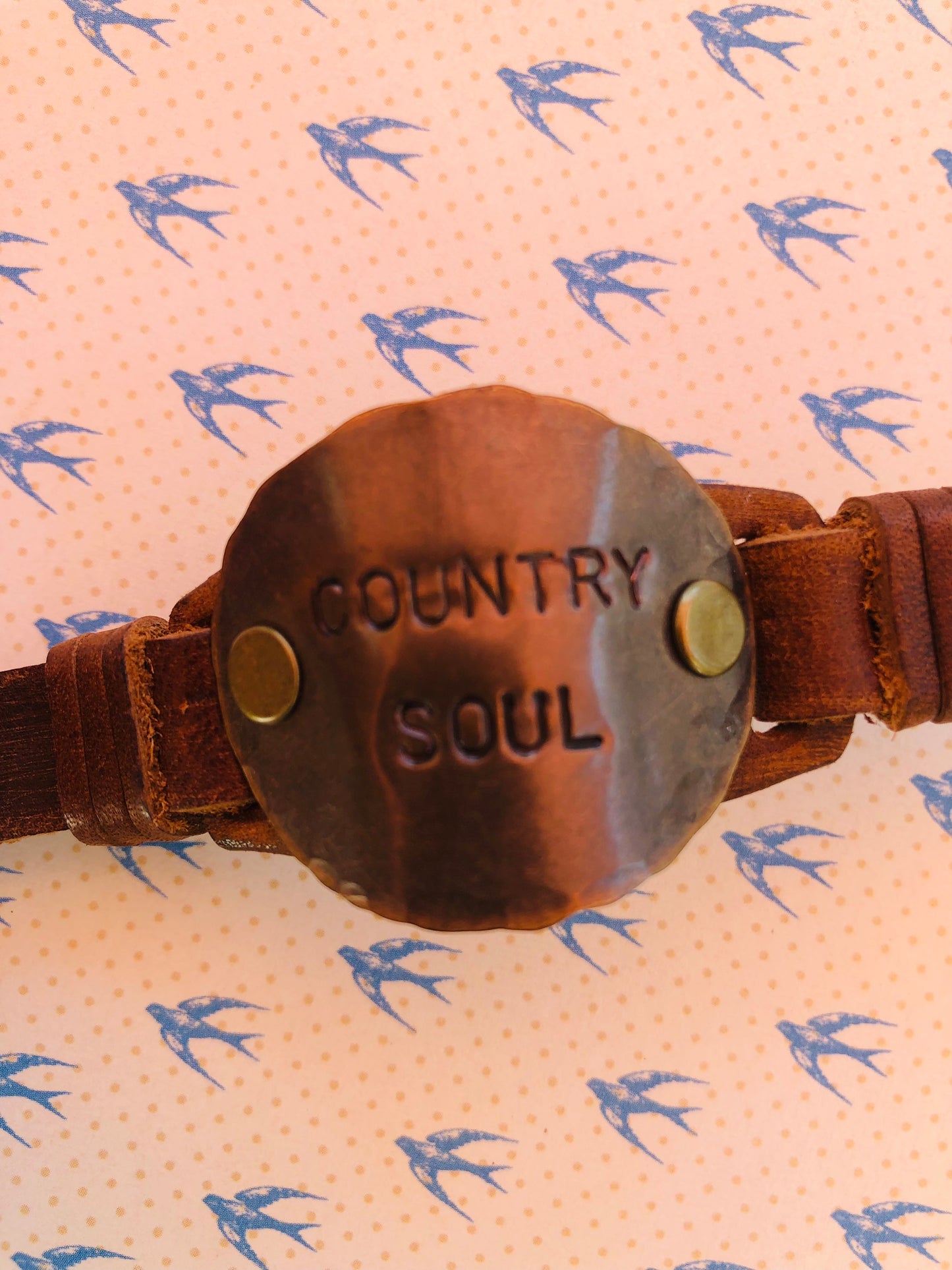 Country Soul Leather Cuff