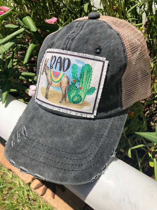 Donkey Cactus Baseball Cap