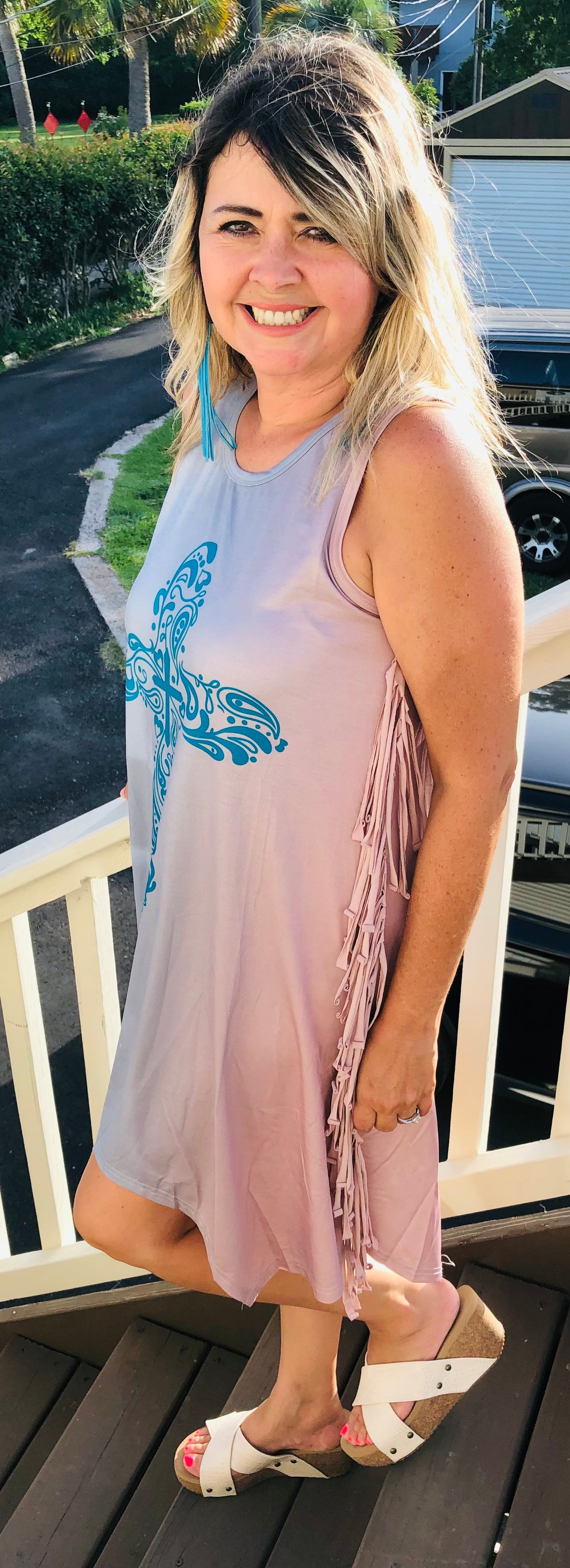 Savanna Fringe Dress