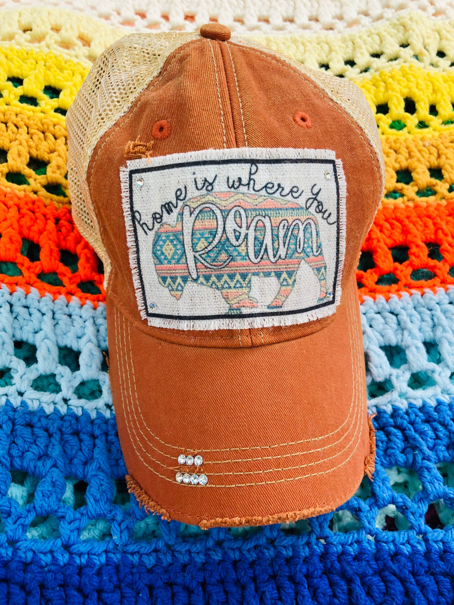 HOME IS WHERE YOU ROAM BASEBALL CAP
