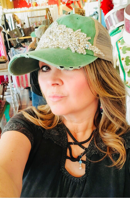 Green Blng Baseball Cap