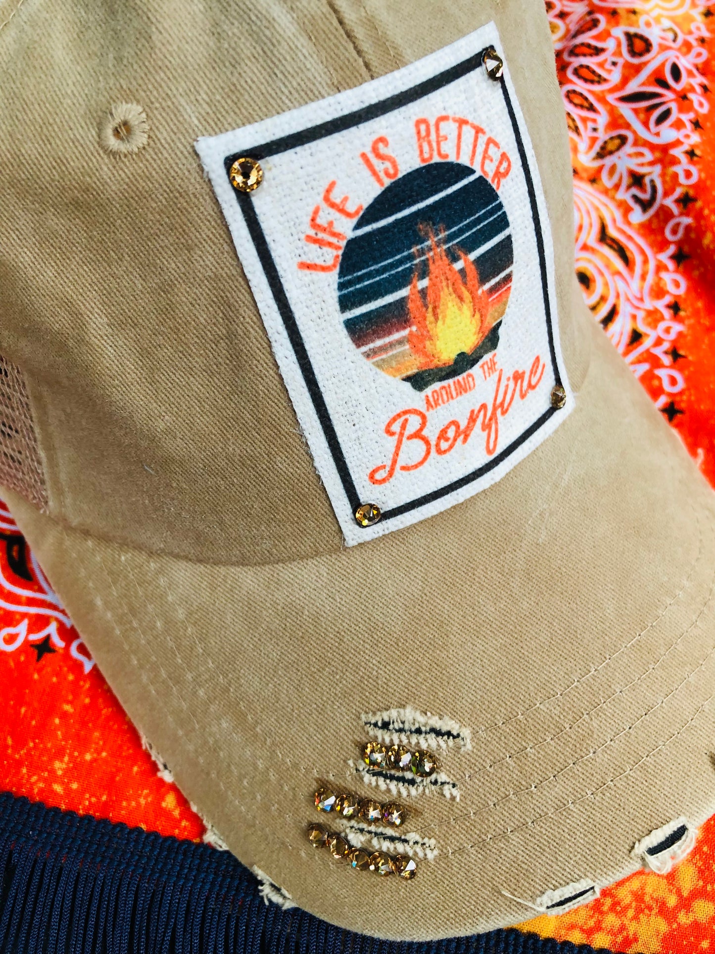 LIFE IS BETTER AROUND THE BONFIRE CAP
