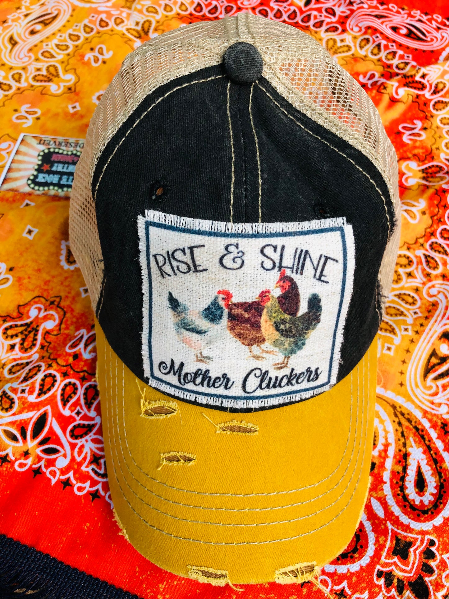 RISE & SHINE BASEBALL CAP