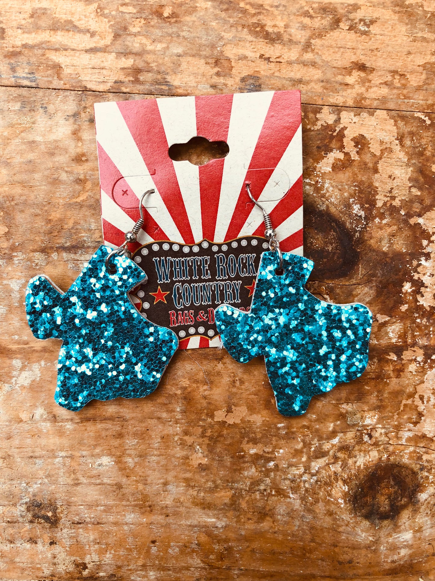 Texas Bling Turquoise Earrings