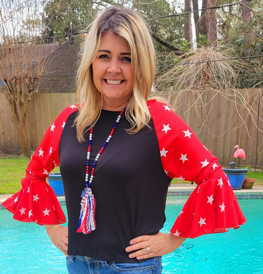 USA Beaded Necklace Set