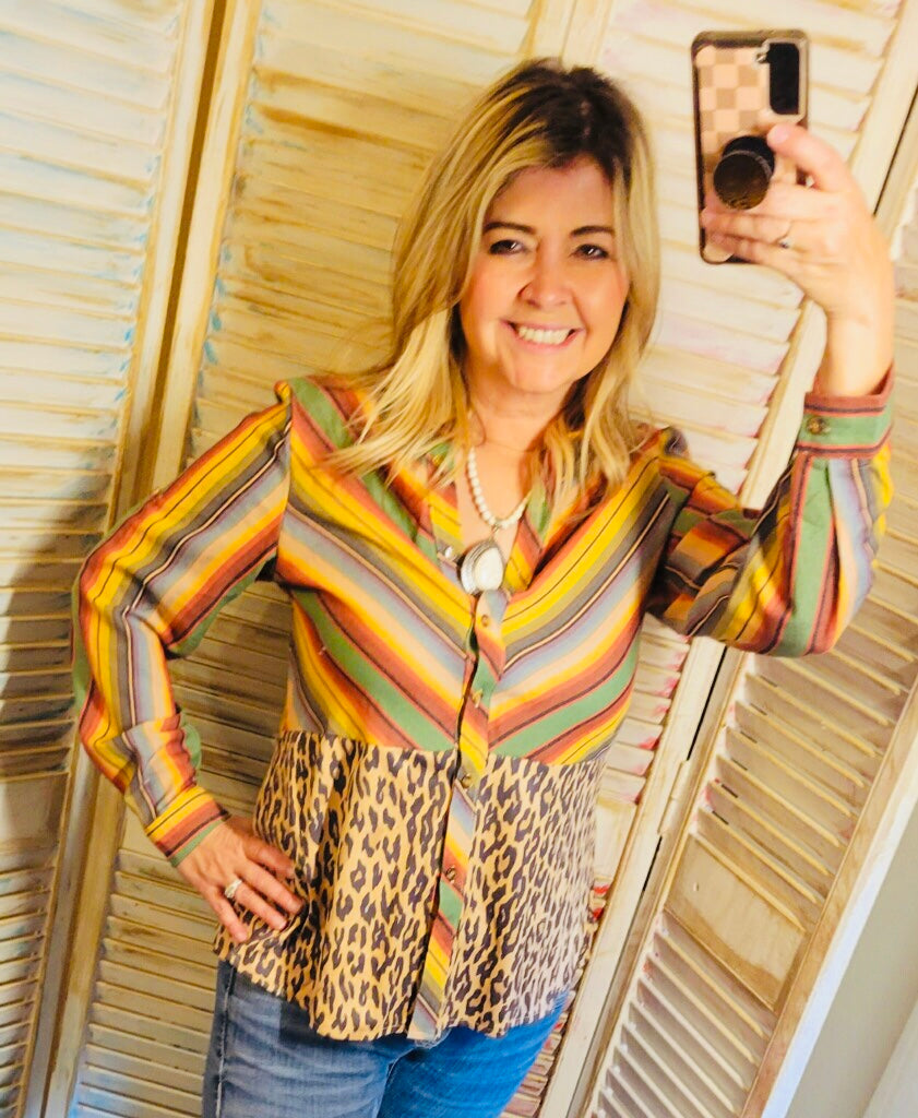The Jeanette Serape Top