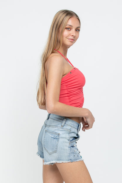 CORAL TUBE TOP