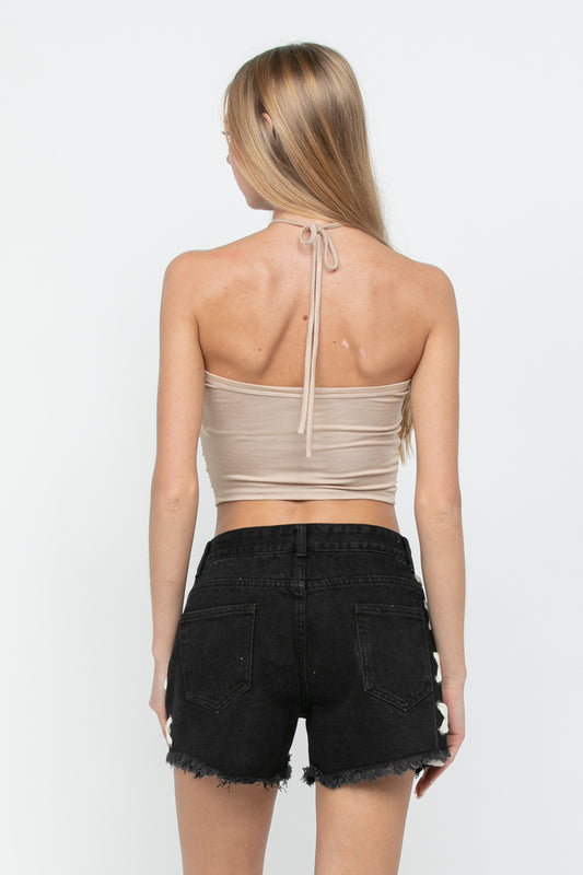 TAUPE TUBE TOP