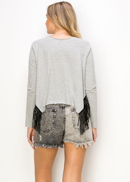 HANA FRINGE TOP