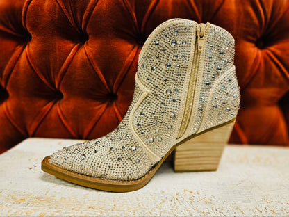 CHAMPAGNE DREAMS ANKLE BOOT