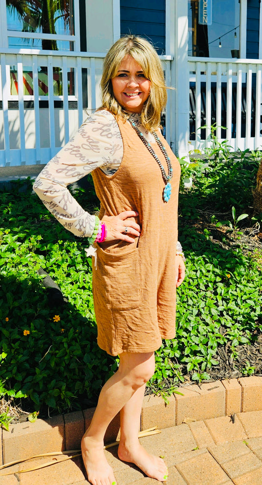 BUTTER SCOTCH ROMPER