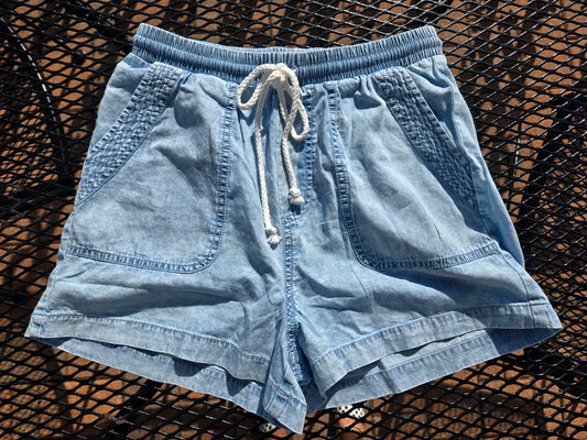 HEY GIRL DENIM SHORTS
