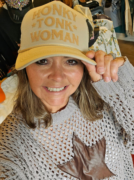 HONKY TONK WOMAN TRUCKER CAP