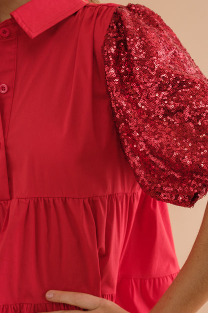 BABY JANE RED DRESS
