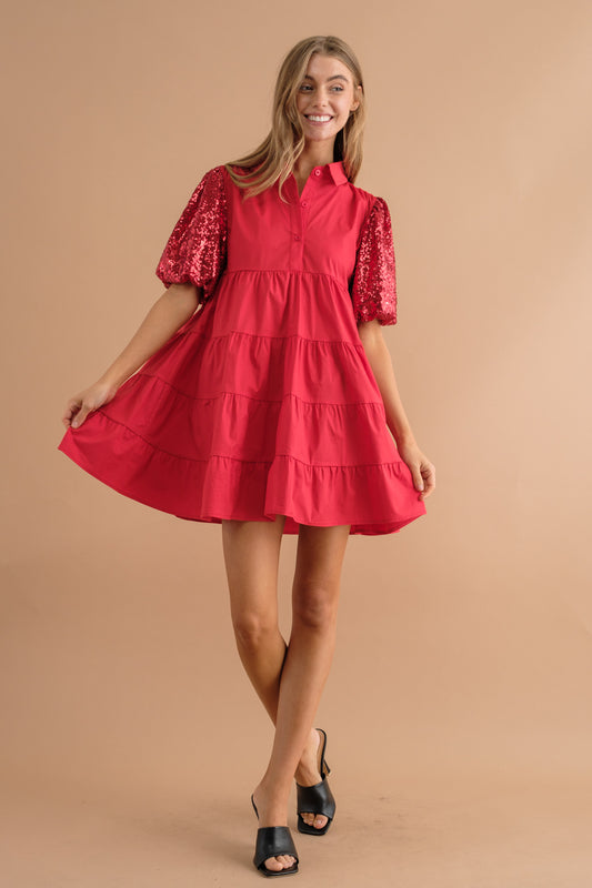 BABY JANE RED DRESS