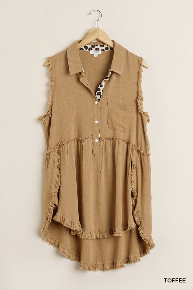 ELLEN TOFFEE TUNIC TOP