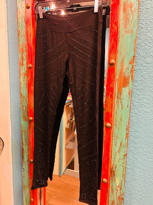 DIANNA BLACK STONE LEGGINGS