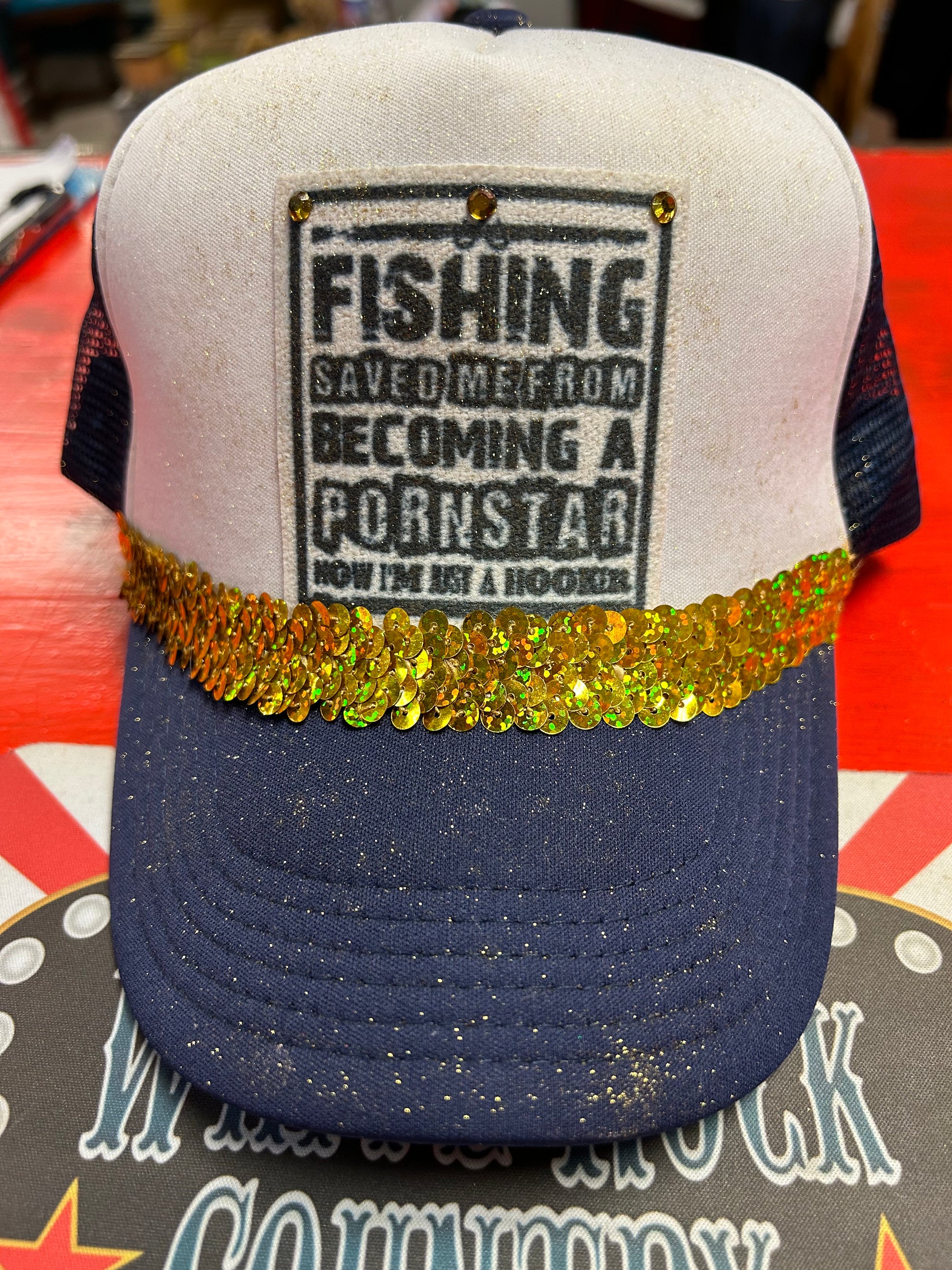 FISHING PORNSTAR TRUCKER CAP