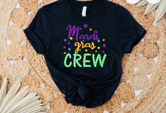 MARDI GRAS CREW TEE SHIRT