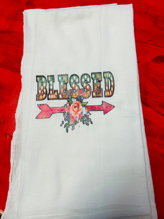 BLESSED TEA TOWEL