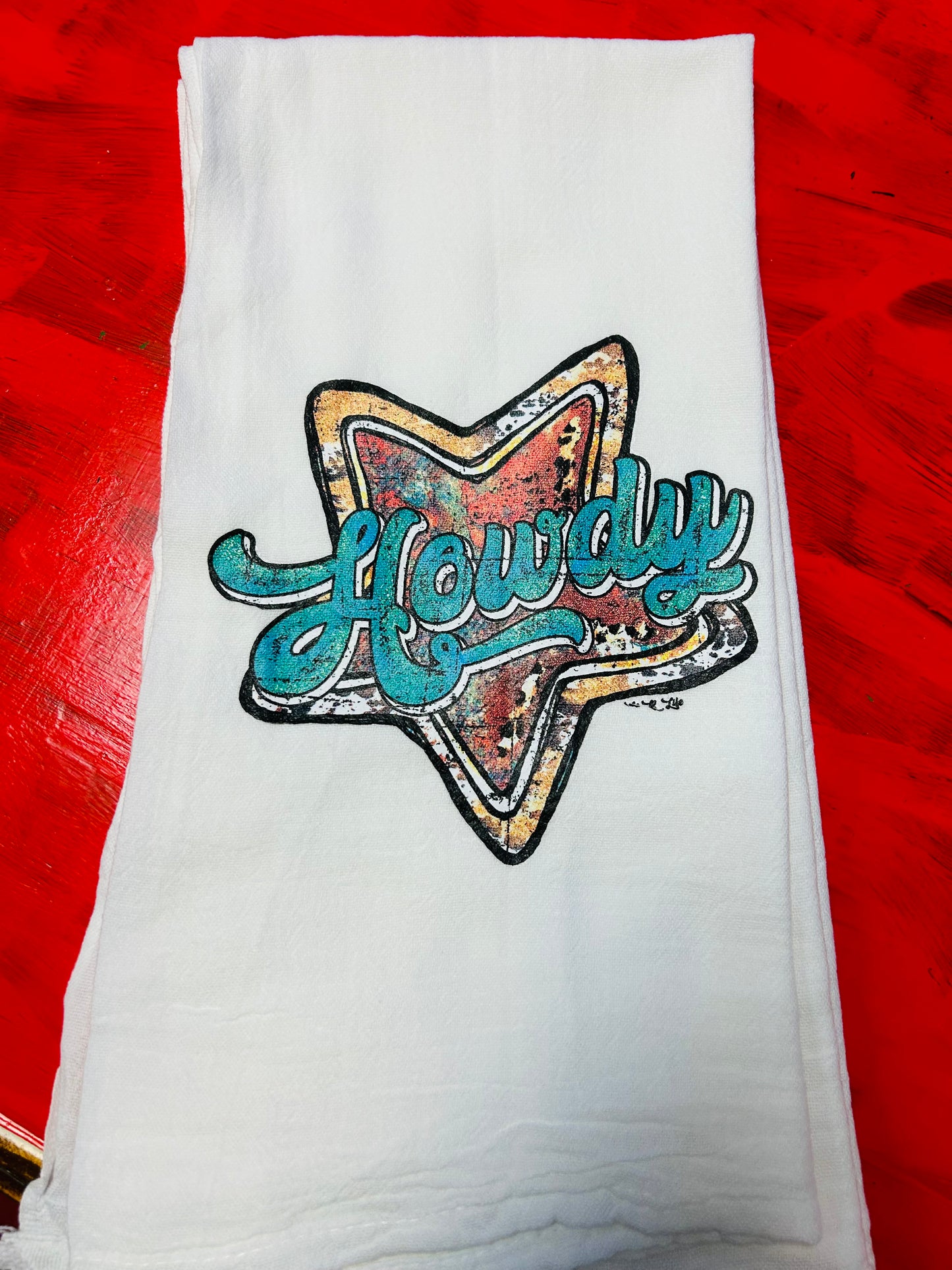 HOWDY TEA TOWEL