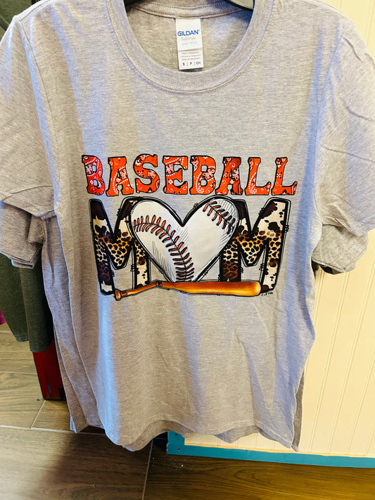 MOM BASEBALL TEE