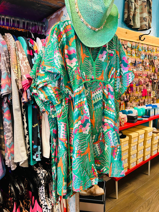 SEA BREEZE GREEN DRESS