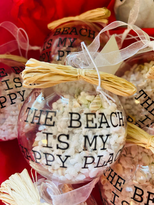 BEACH HAPPY ORNAMENT
